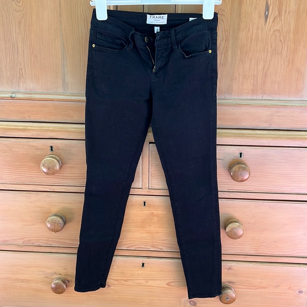 Black, Frame, Le Skinny de Jeanne, size 24